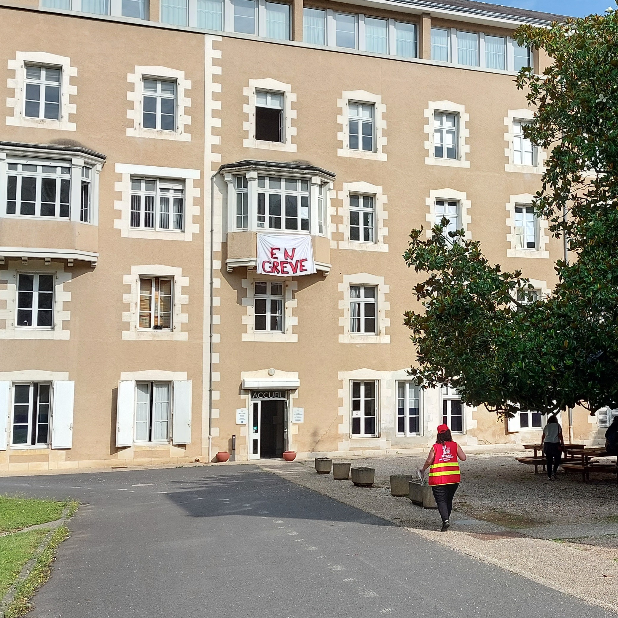 Grève à l'IRTS lors de la crise de 2023